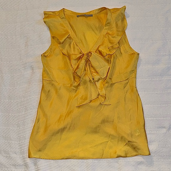 Yellow Ruffle Top - Picture 1 of 3